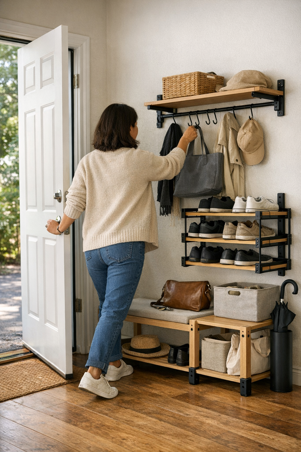 When Doors and Storage Collide in Everyday Entryways