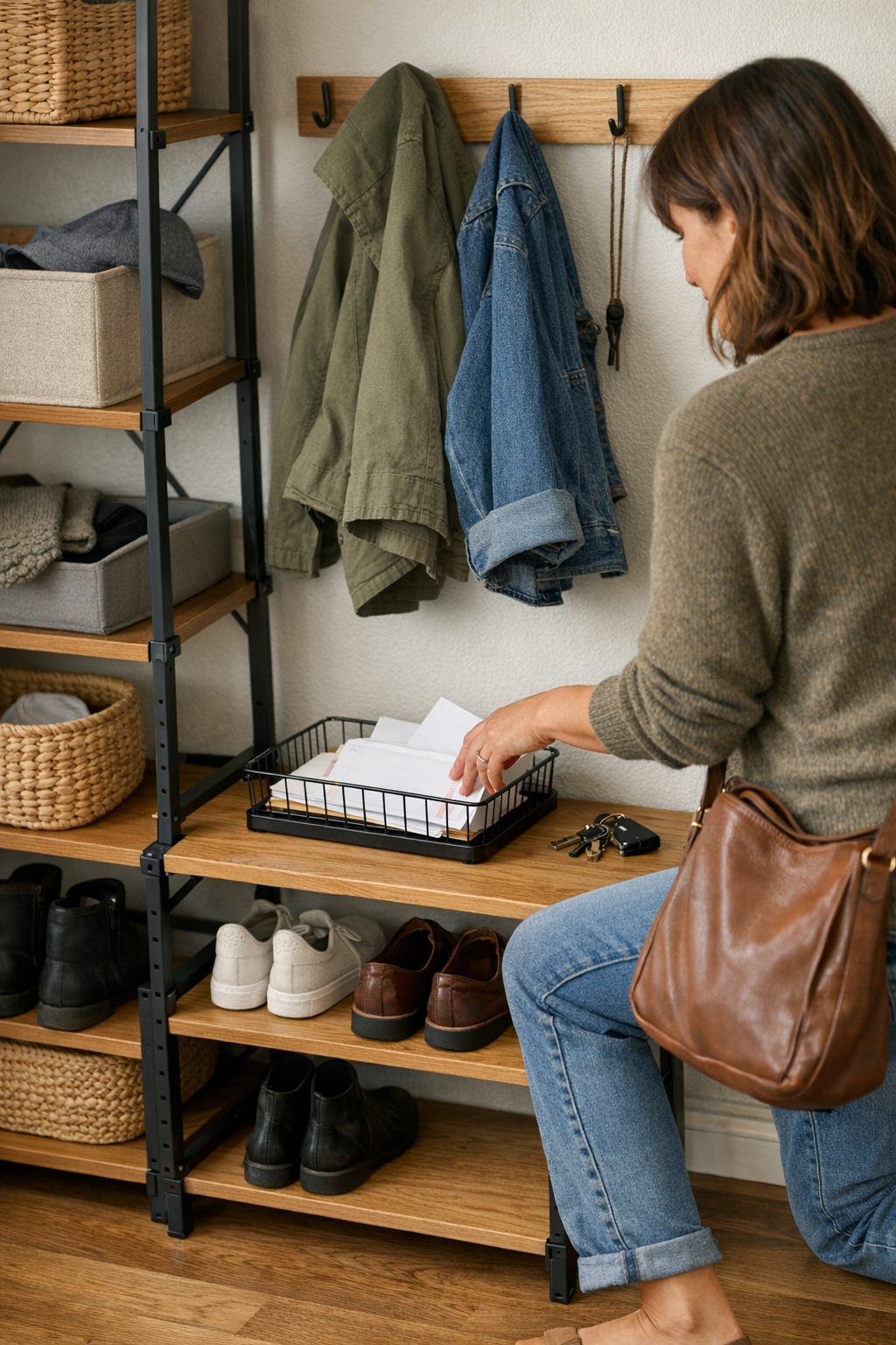 When Paper Takes Over the Entryway’s Quiet Corners