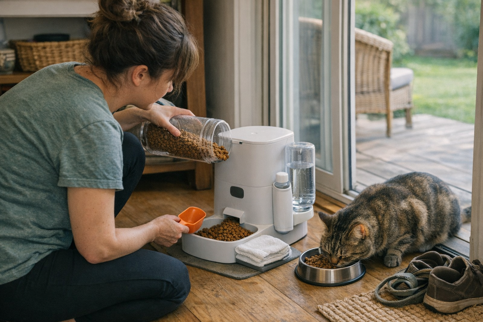 The Quiet Moments Between Feeding and Daily Care
