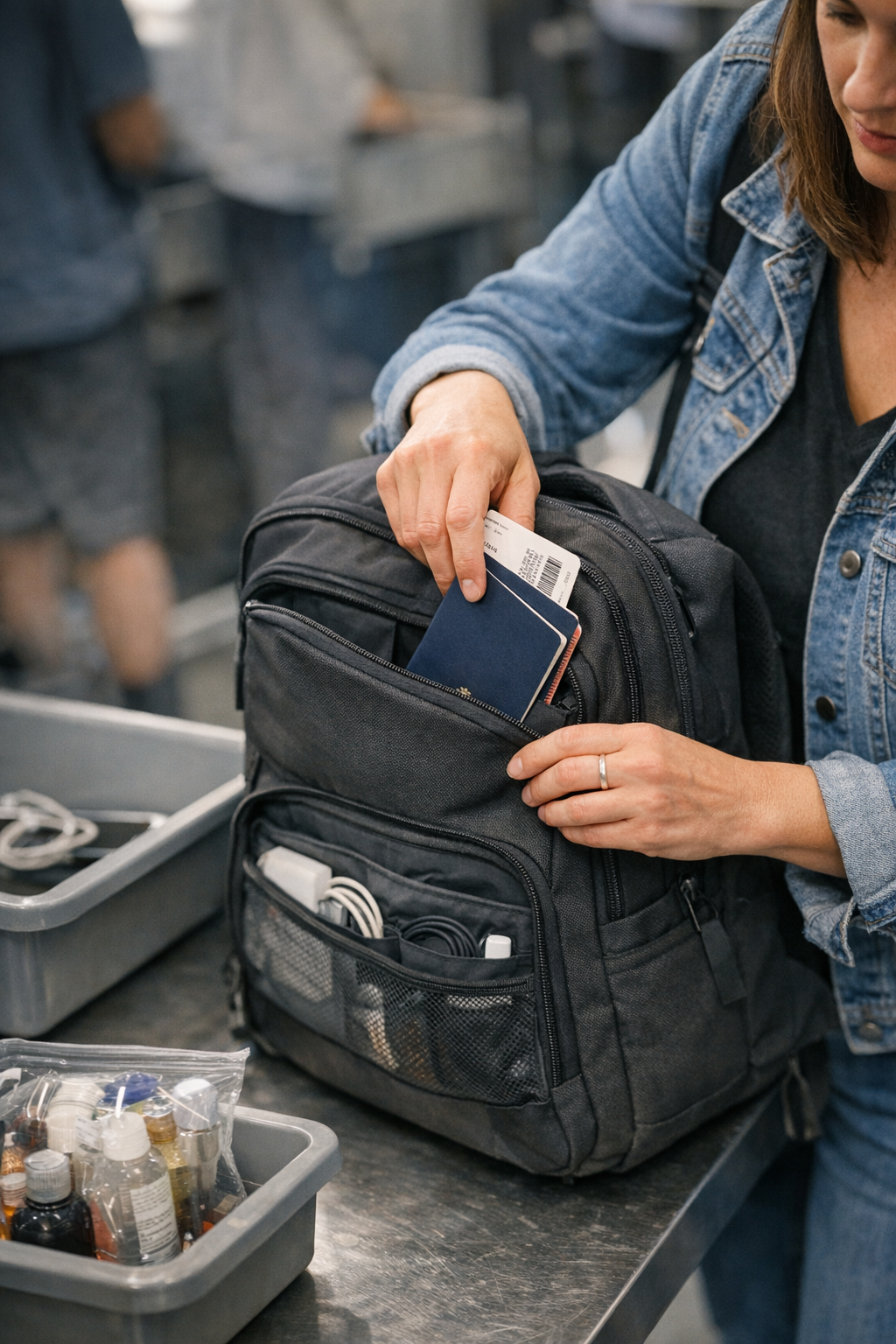 When Carry-On Chaos Creeps Into Quiet Airport Moments