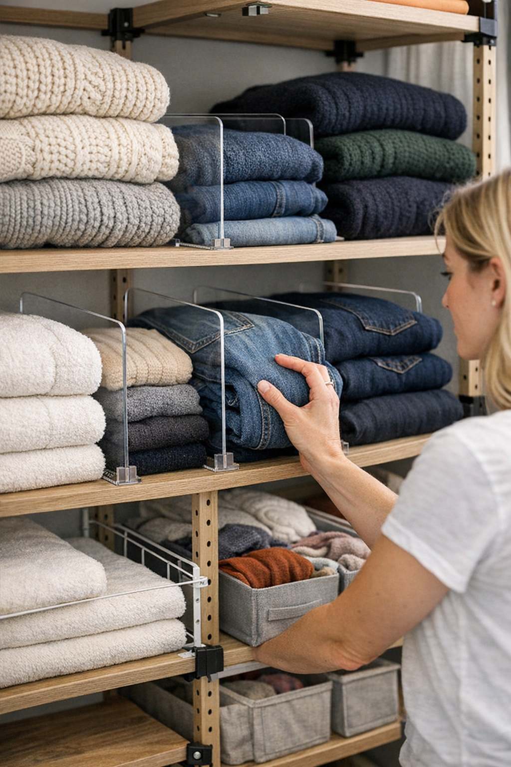 When Closet Order Begins to Drift: The Quiet Challenge of Shelf Dividers