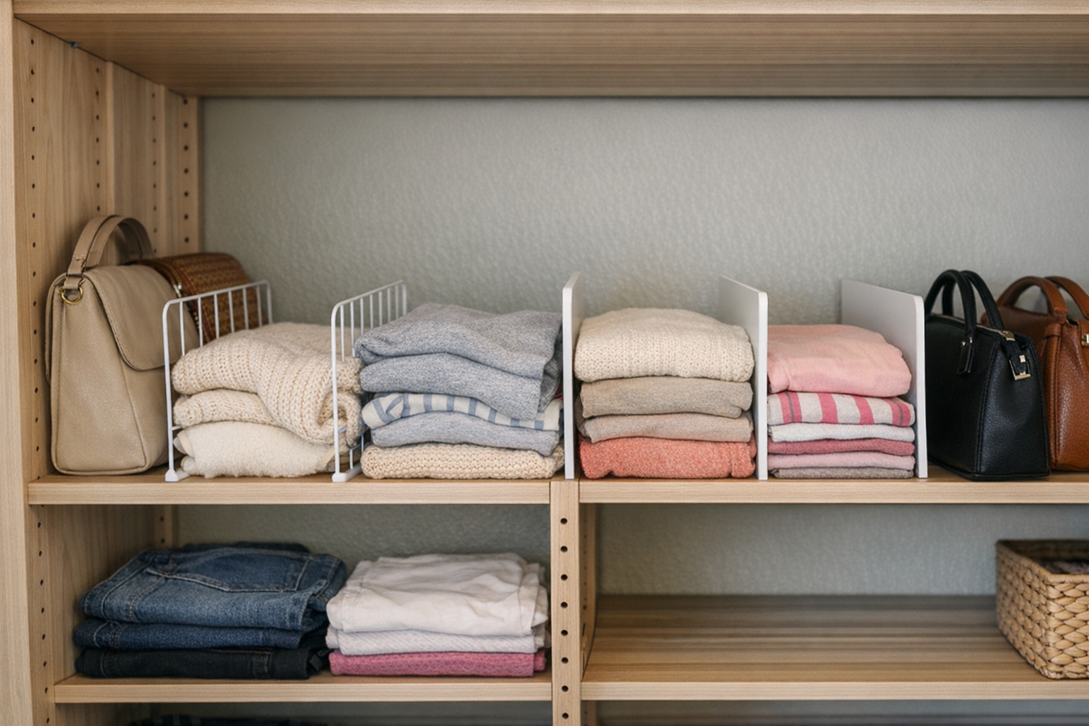 When Closet Order Fades: The Quiet Battle of Shelf Dividers
