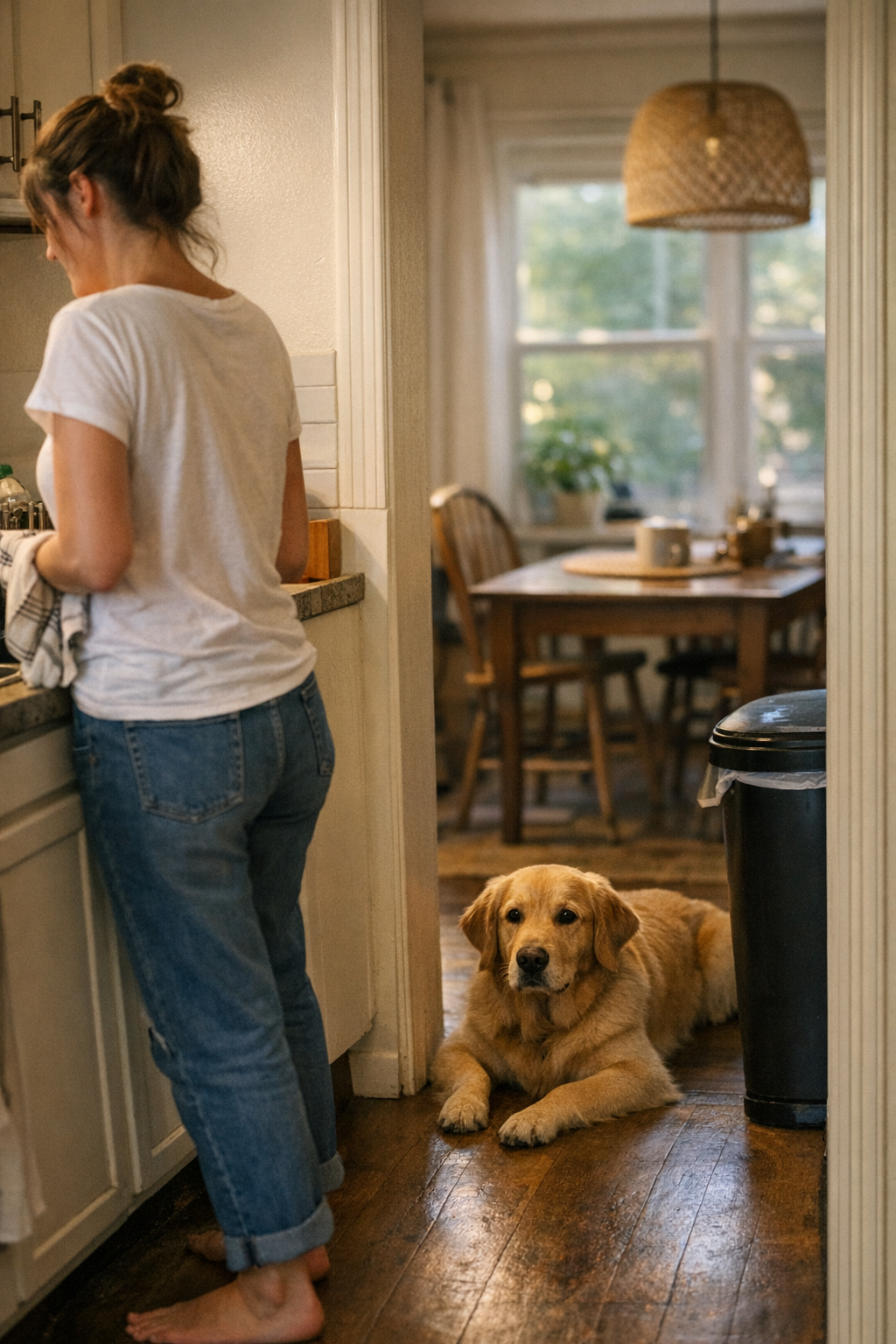 When a Dog’s Pause Shapes the Evening Flow