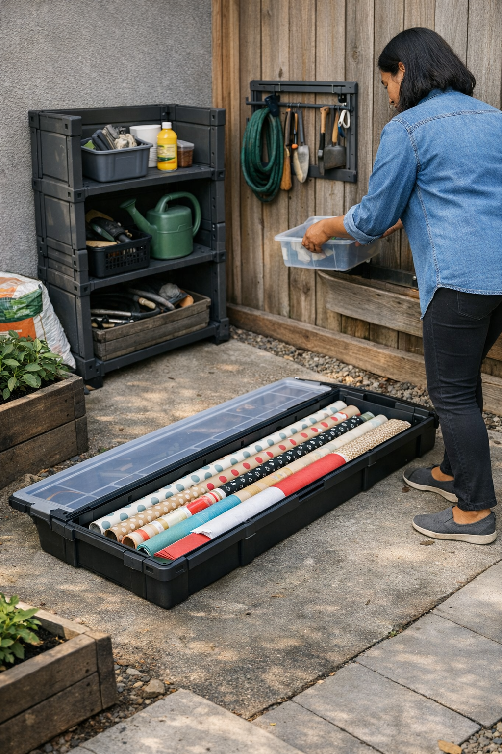 The Quiet Relief of Flat Gift Wrap Storage