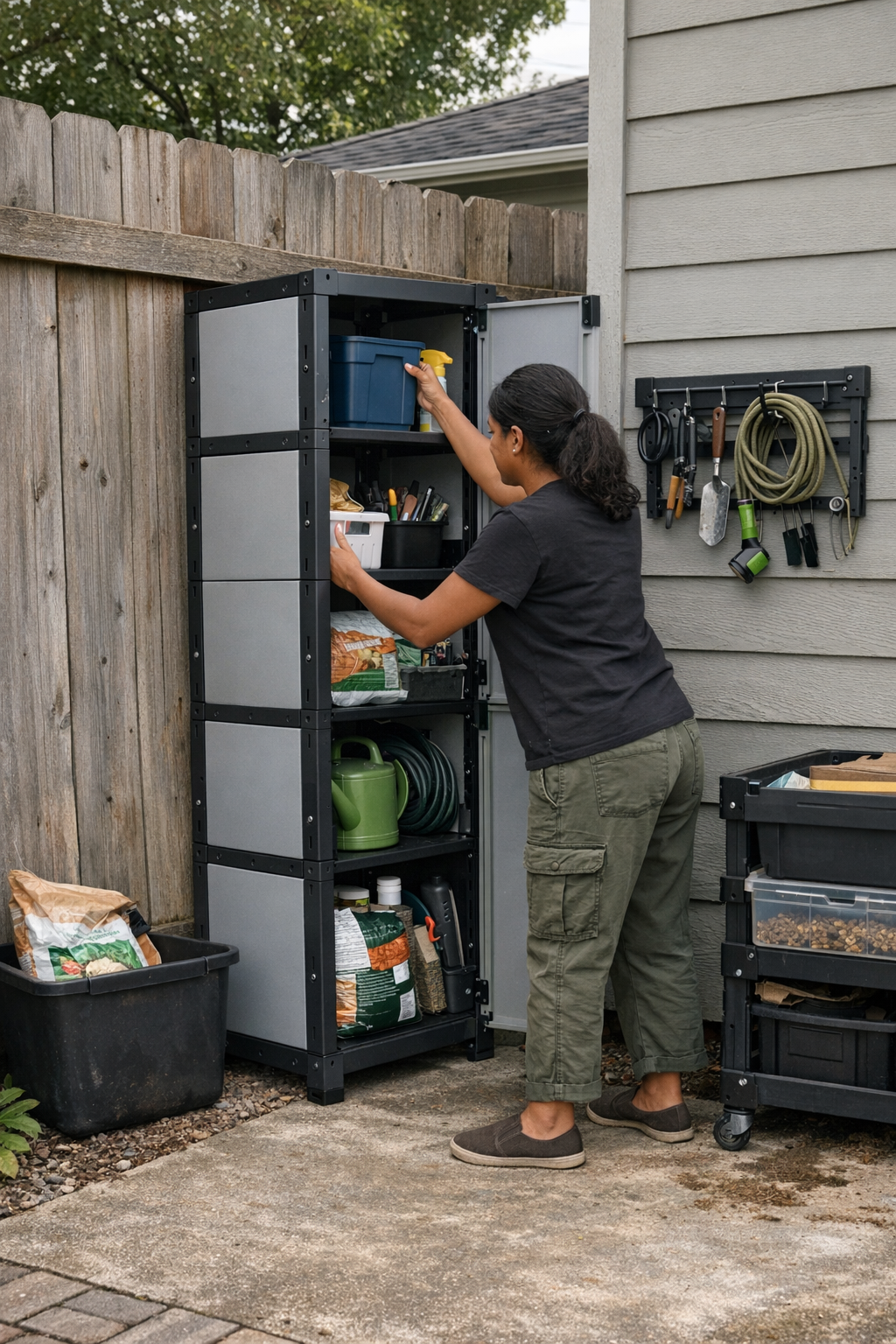 Finding Calm in Bathroom Clutter with a Simple Cabinet