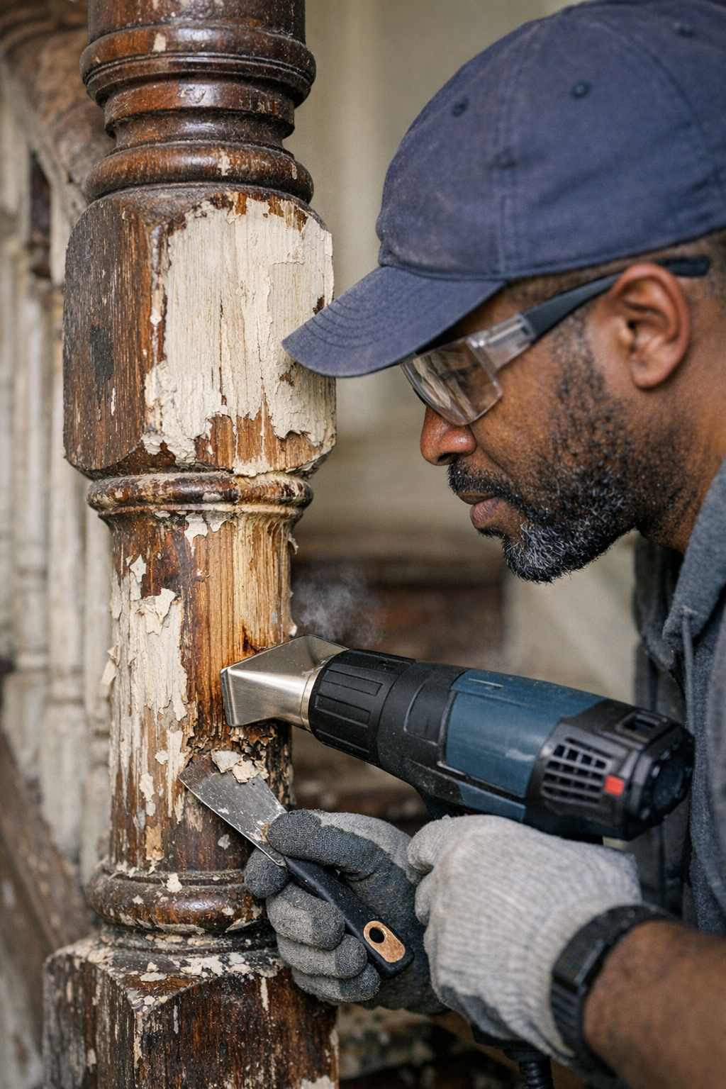 When Heat Guns Leave Hidden Scars on Wood Trim