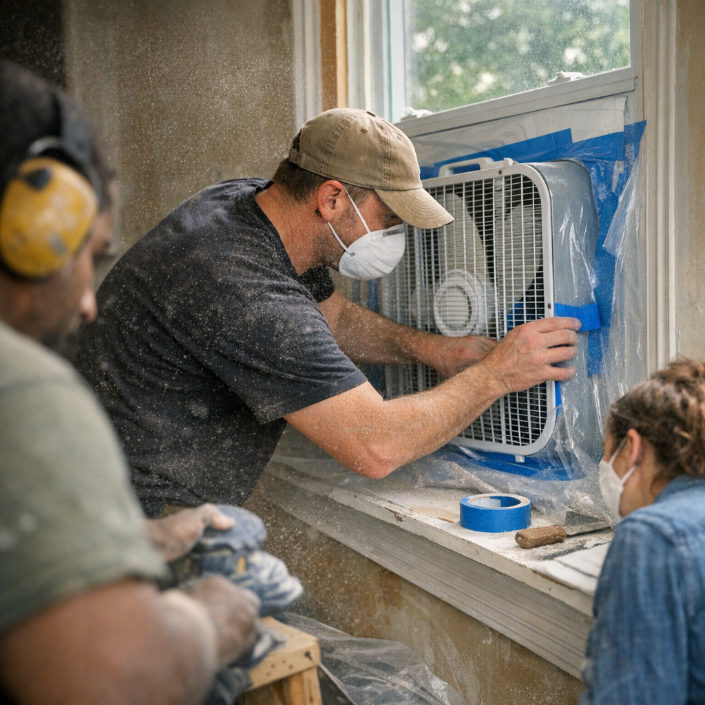 Dust and Quiet Battles in Everyday Remodel Spaces