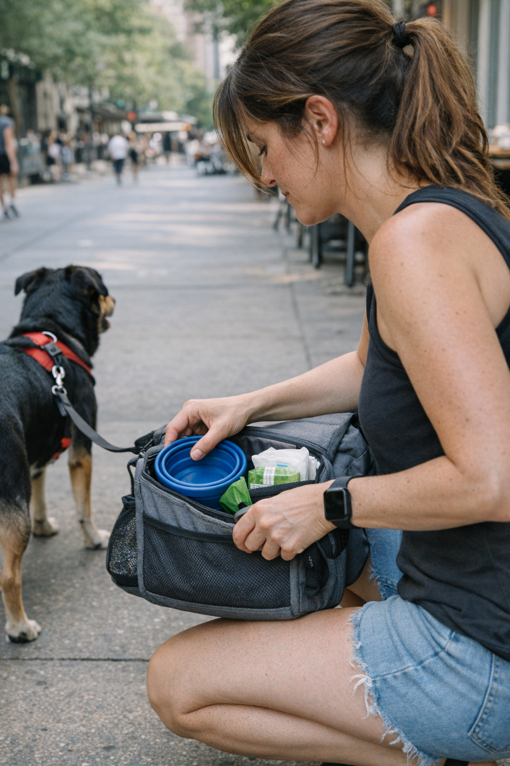 Finding Calm in the Chaos of Busy Sidewalk Walks