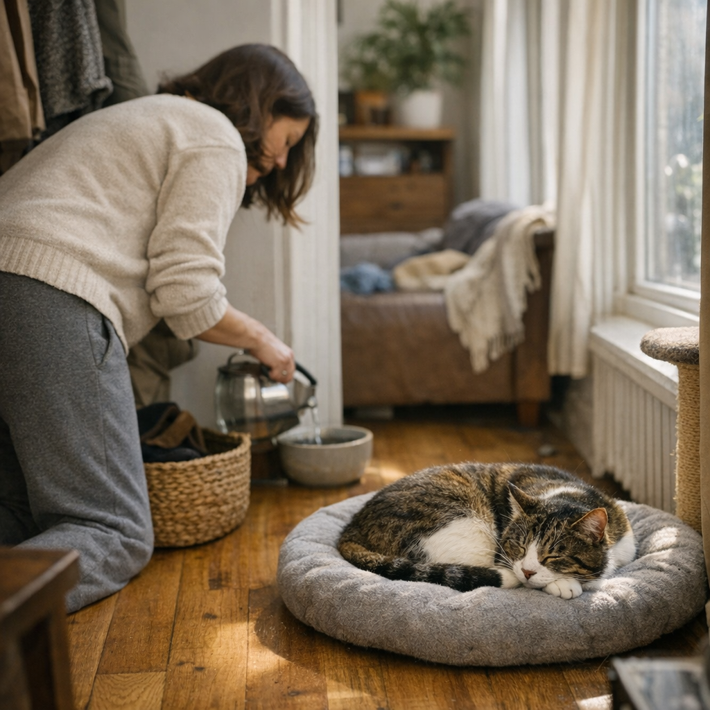 When One Cat Bed Isn’t Enough for Quiet Home Life