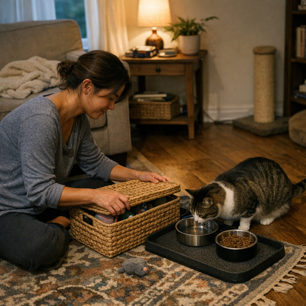 Evenings with Cats: Finding Quiet in Everyday Chaos