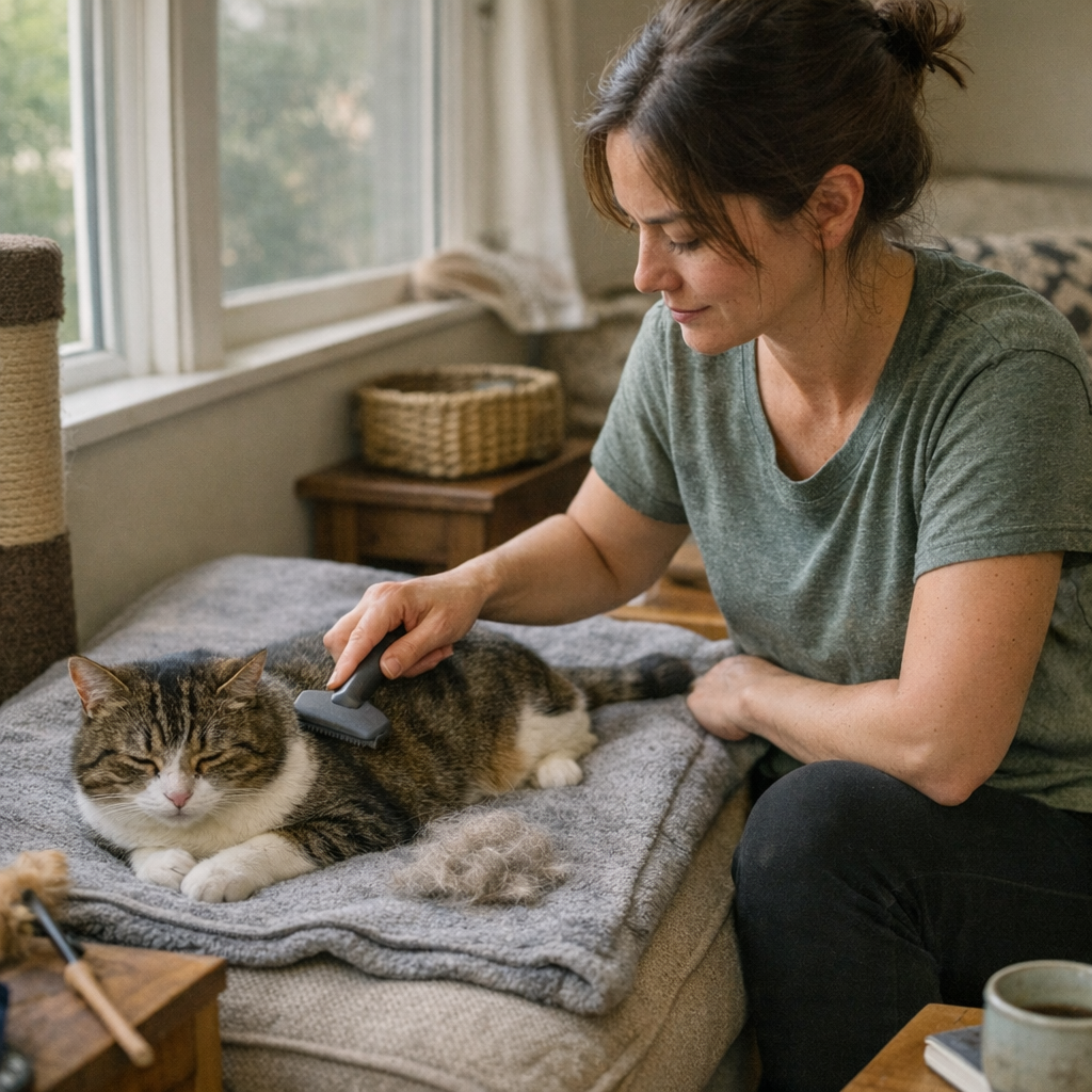 Quiet Moments After Naps Make Grooming Less Stressful