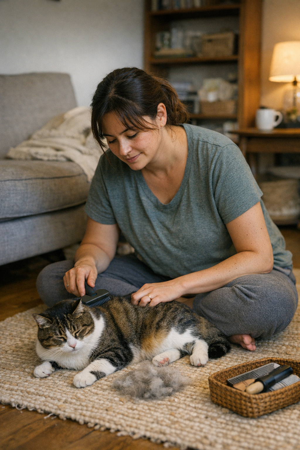 Finding Calm in Everyday Cat Grooming Moments