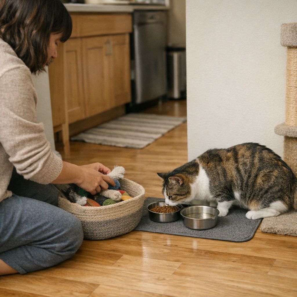 Quiet Moments Between Play and Meals at Home