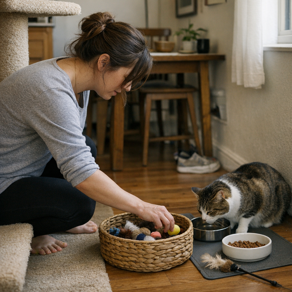 The Quiet Struggle of Cat Toy Clutter in Shared Rooms