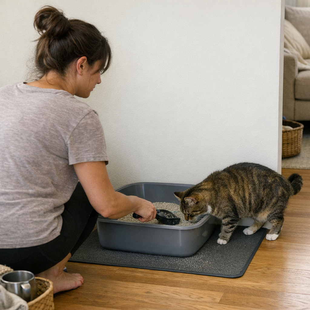 Finding Peace in a Cleaner Cat Corner