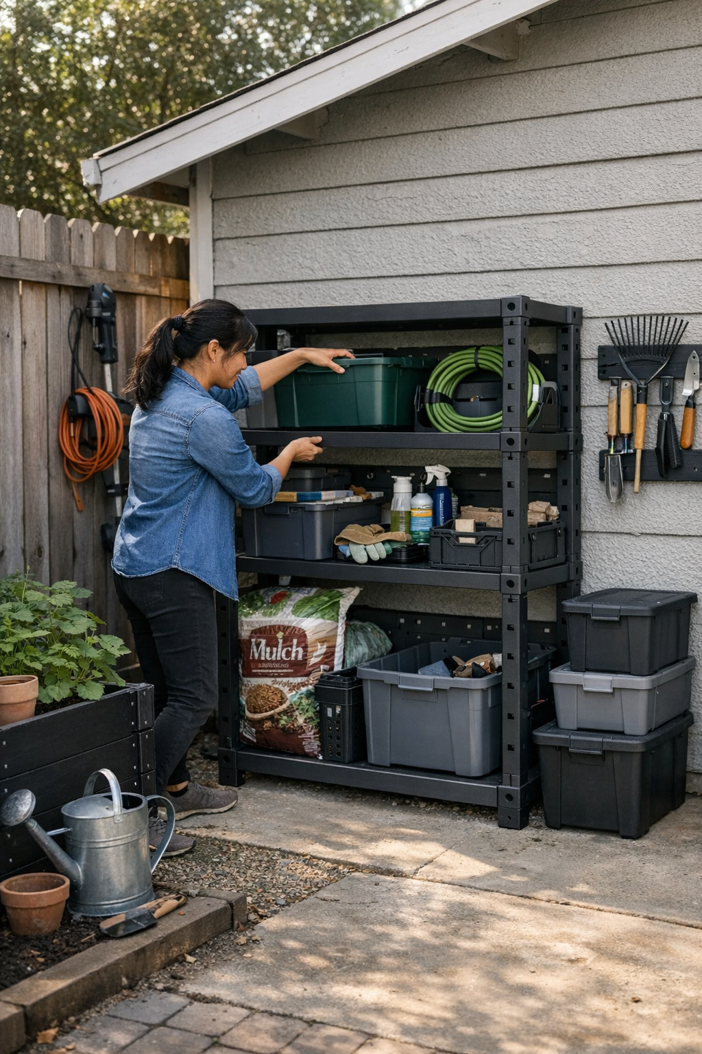 Living With Storage Along the Yard’s Quiet Borders