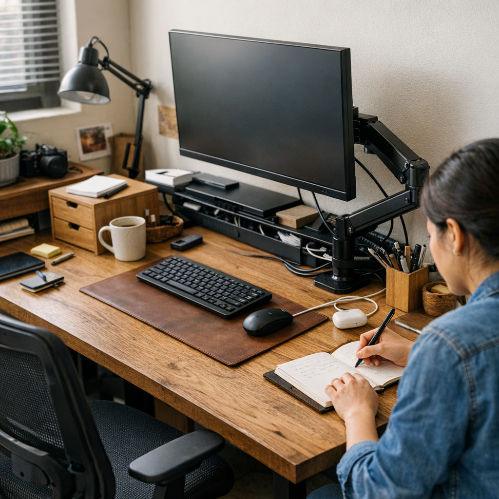 When Your Desk Finally Stops Getting in the Way