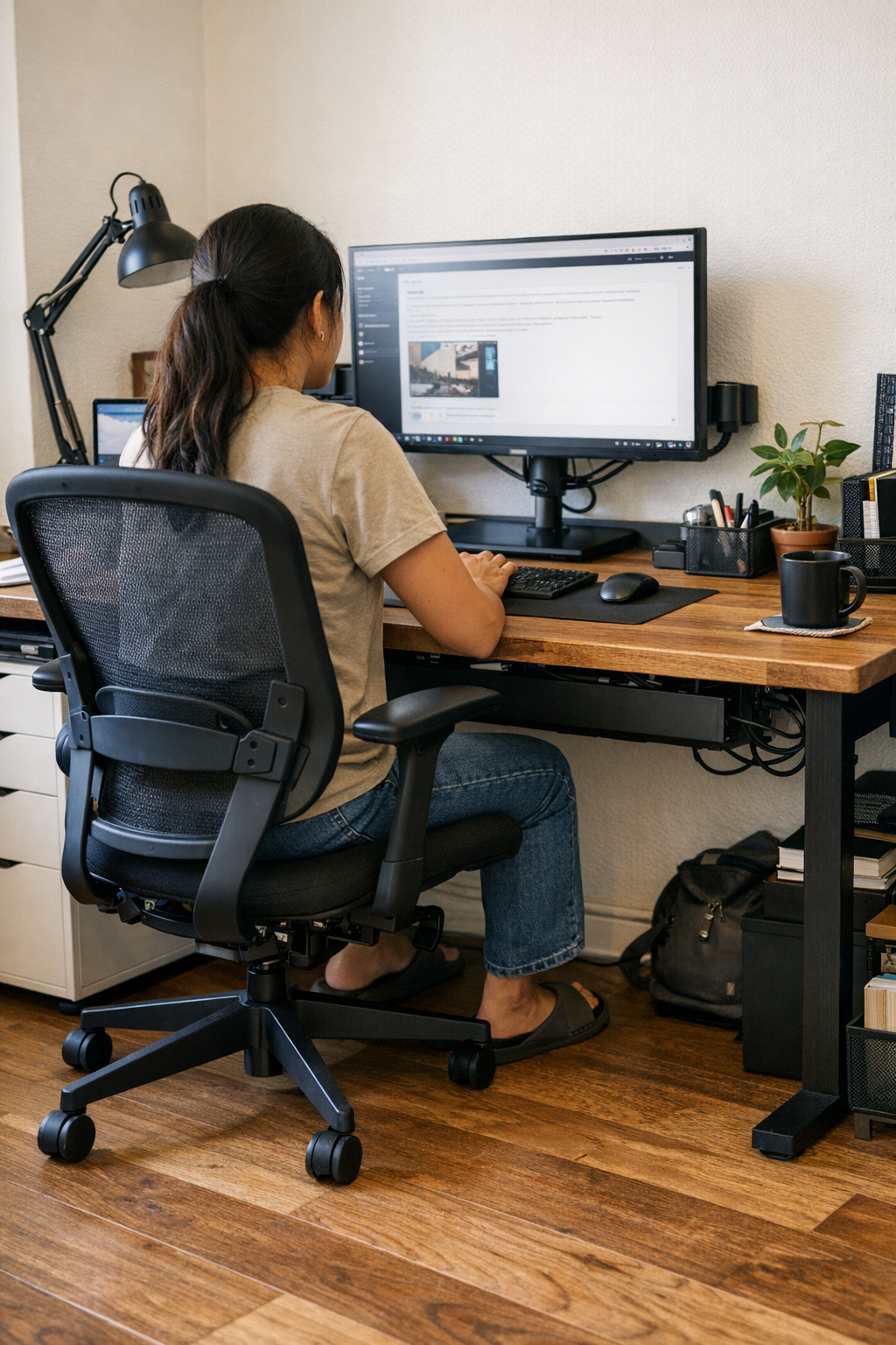 When Cords Interrupt the Quiet Flow of Work