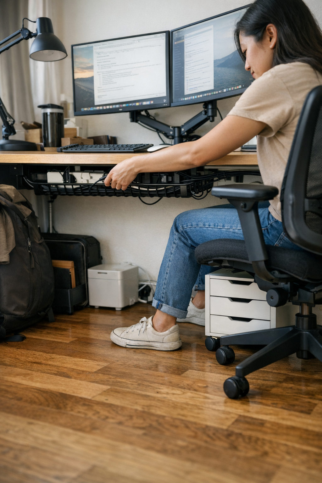 The Subtle Impact of Clutter Beneath the Desk