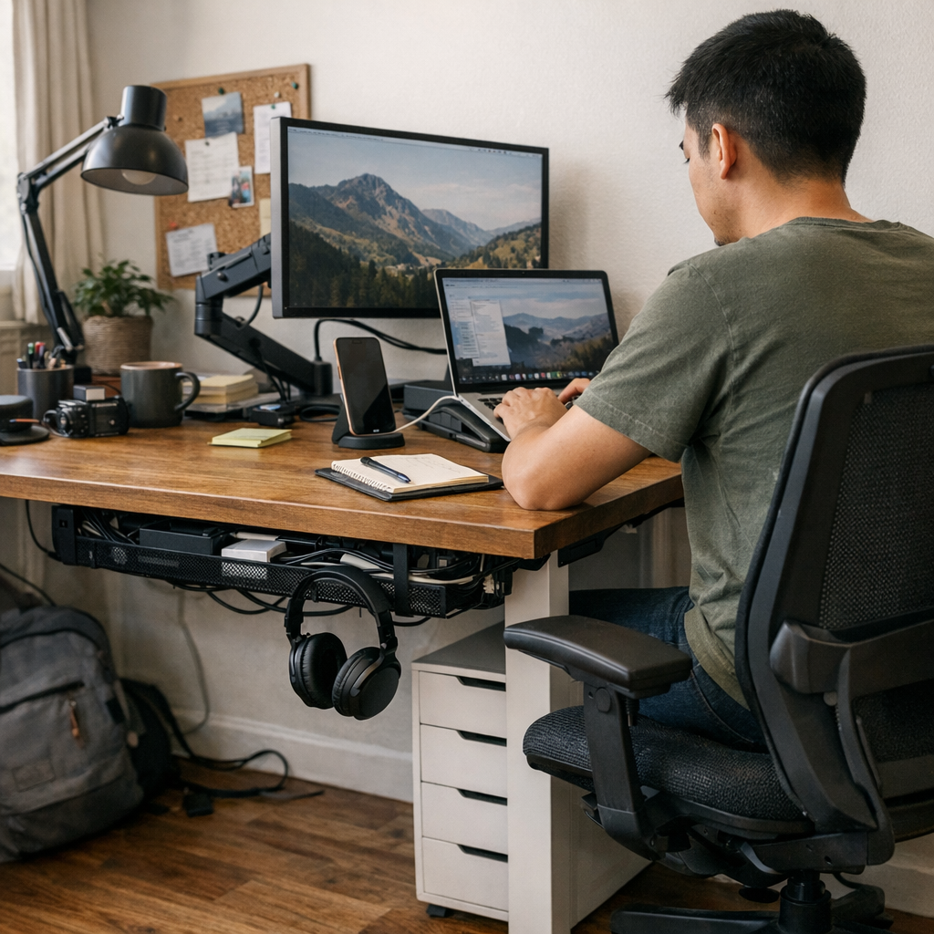 When Cables Tug, Focus Fades at the Desk