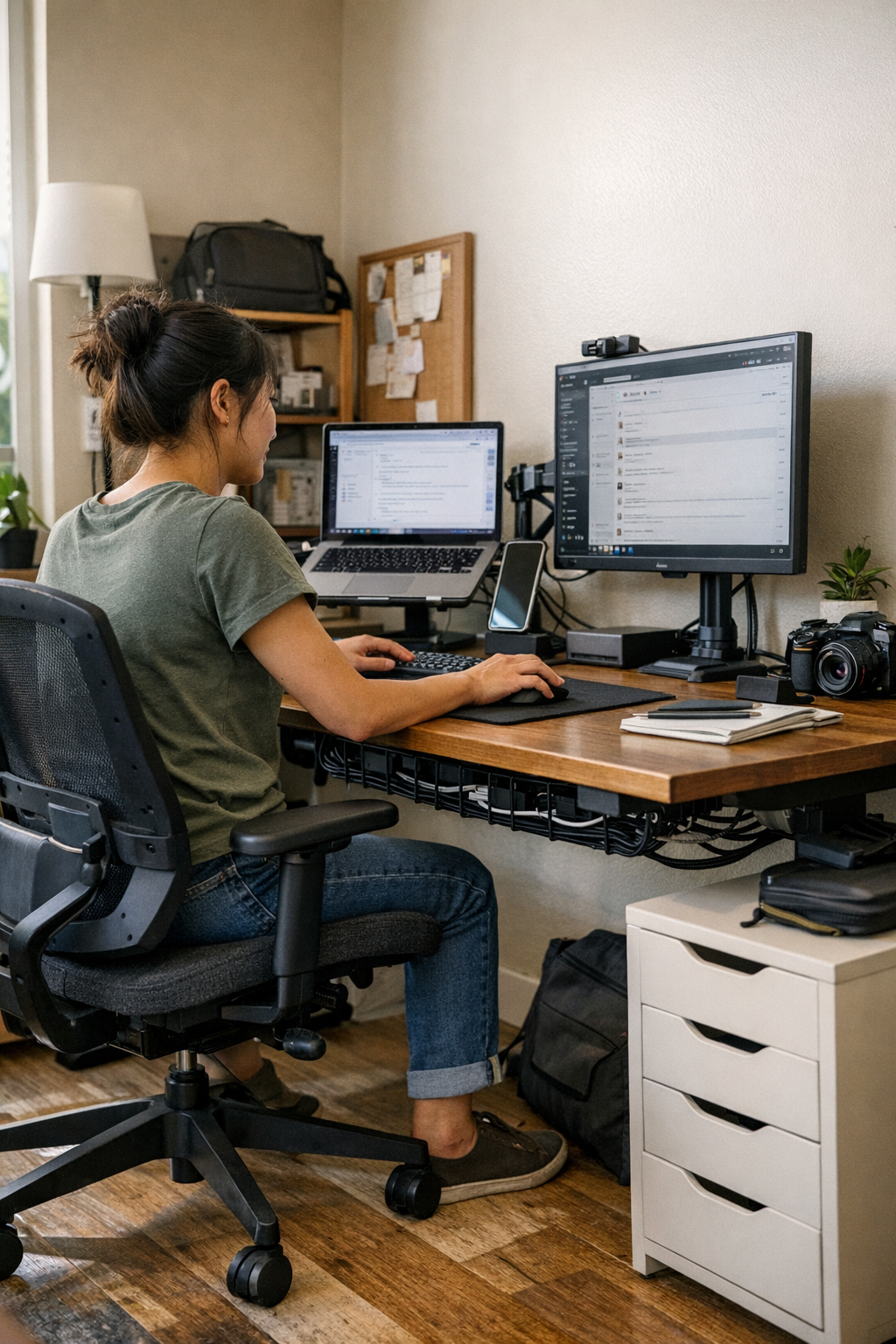 Finding Quiet Order Beneath the Desk Surface