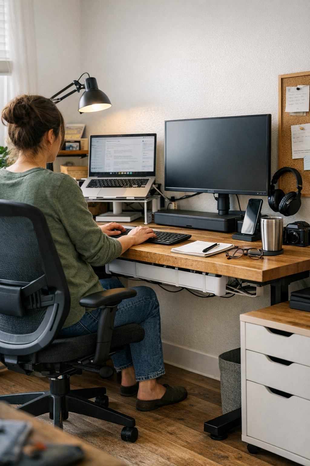When Hidden Cables Make a Desk Feel Like Home